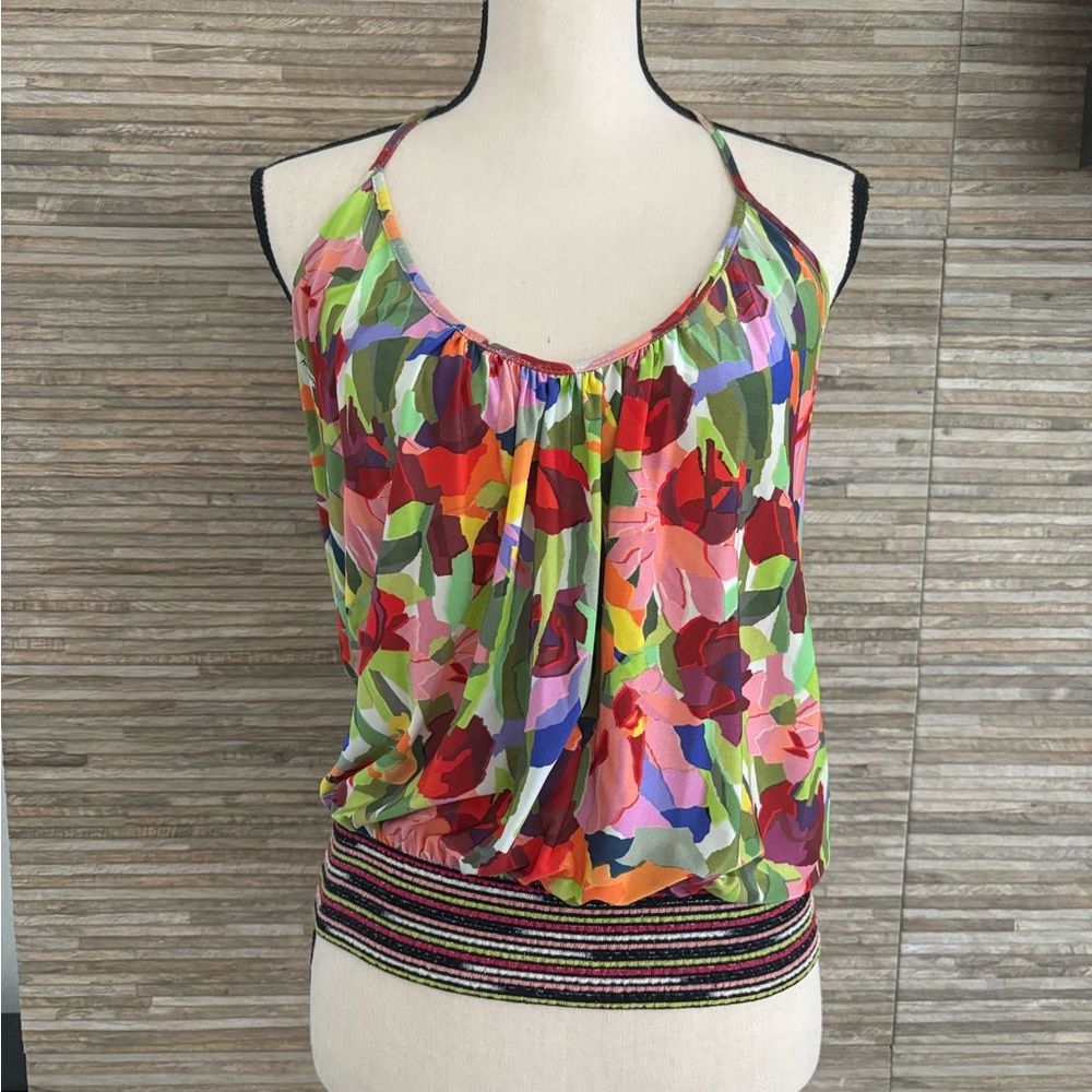 Vintage Missoni Floral Halter Top